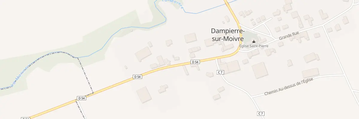 Plan du 18 Rue de la Marne à Dampierre-sur-Moivre