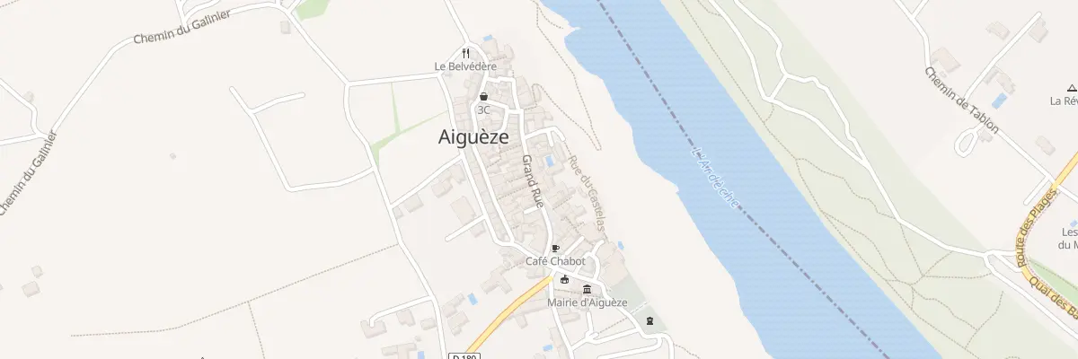 Plan du 5020 Gr Grand Rue à Aiguèze