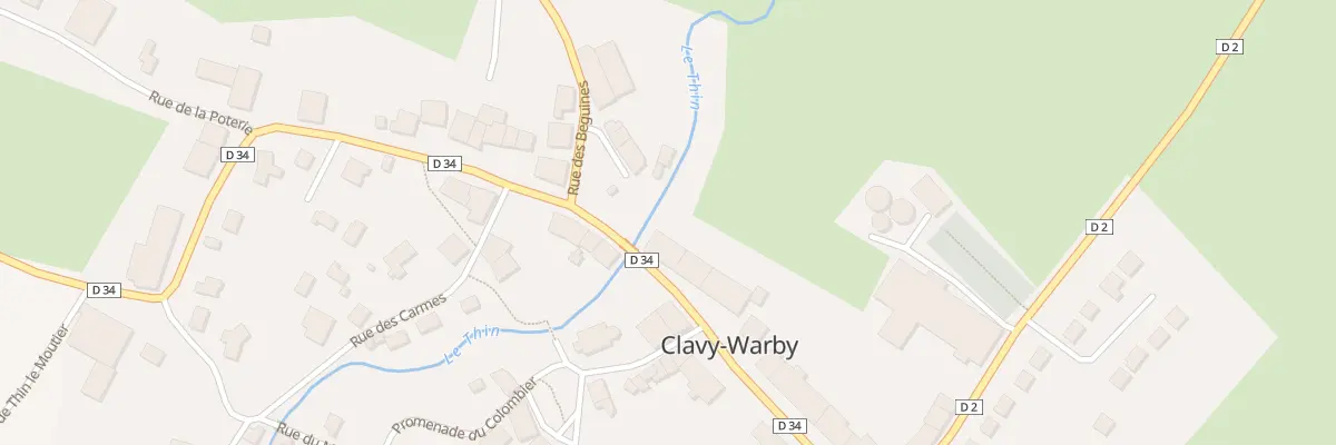 Plan du 20 Rue de la Brasserie à Clavy-Warby