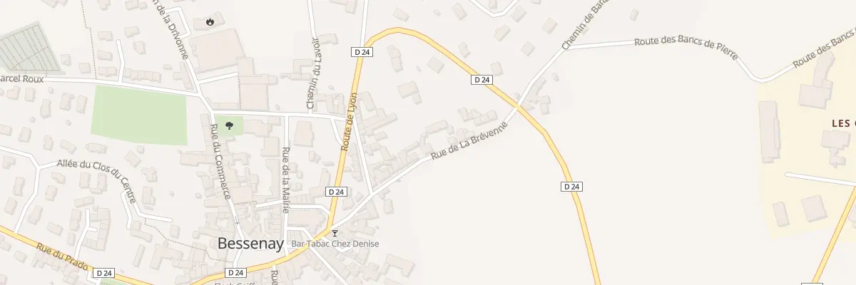 Plan du 23B Rue de la Brévenne à Bessenay