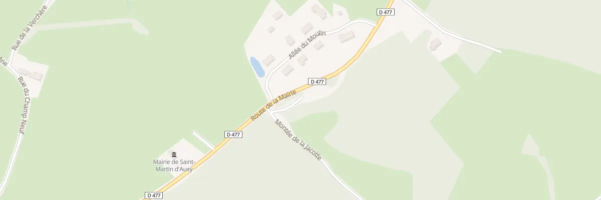 Plan du 1 Mte de la Jacotte à Saint-Martin-d’Auxy