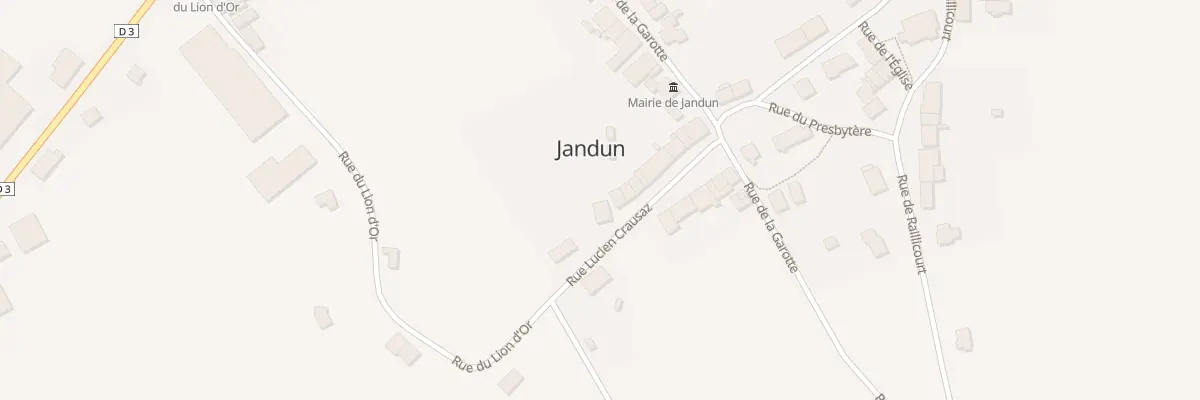Plan du 22 Rue Lucien Crausaz à Jandun