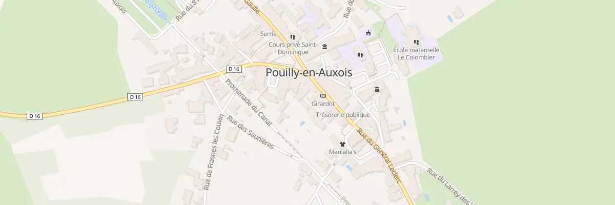 Plan du 10 Rue de la République à Pouilly-en-Auxois