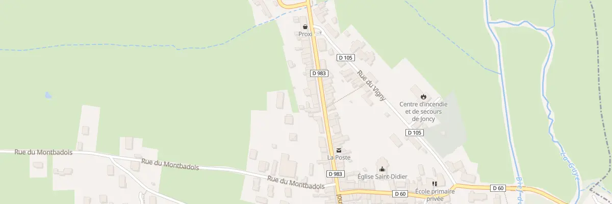 Plan du 19 Grande Rue à Joncy