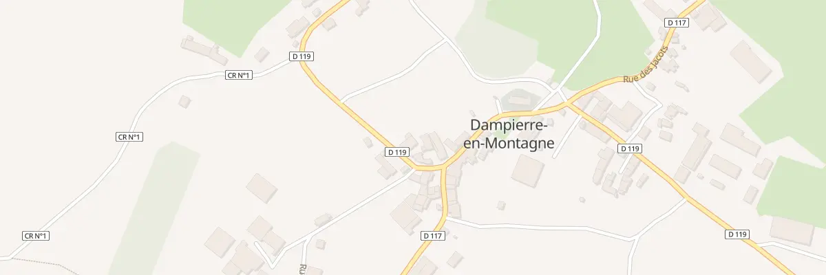 Plan du 4 Rue de la Fontaine Claire à Dampierre-en-Montagne