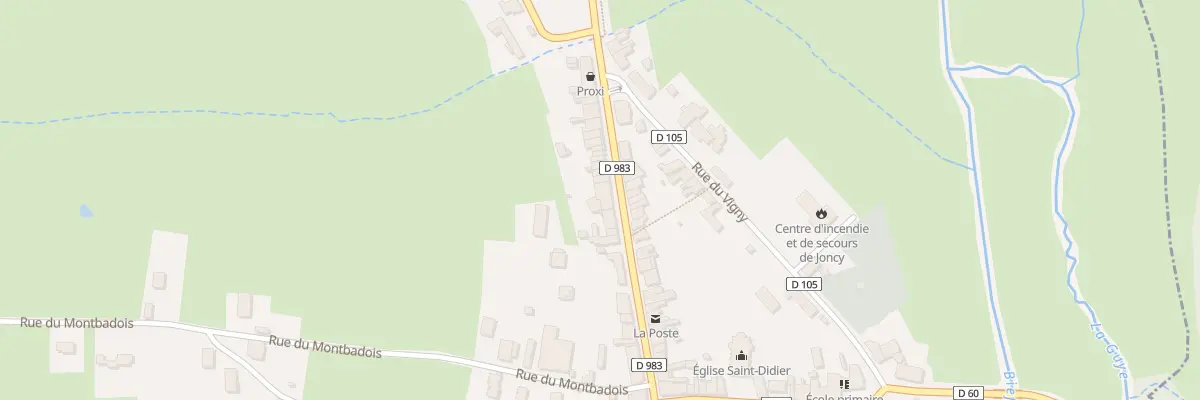 Plan du 29 Grande Rue à Joncy