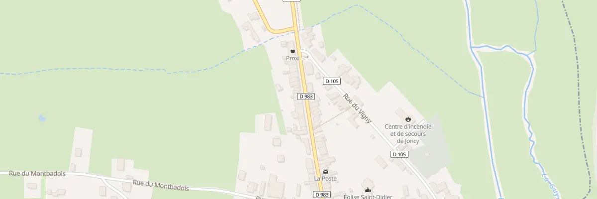 Plan du 35 Grande Rue à Joncy