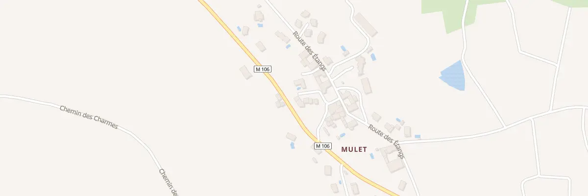 Plan du 309 Rte des Etangs à Cellieu