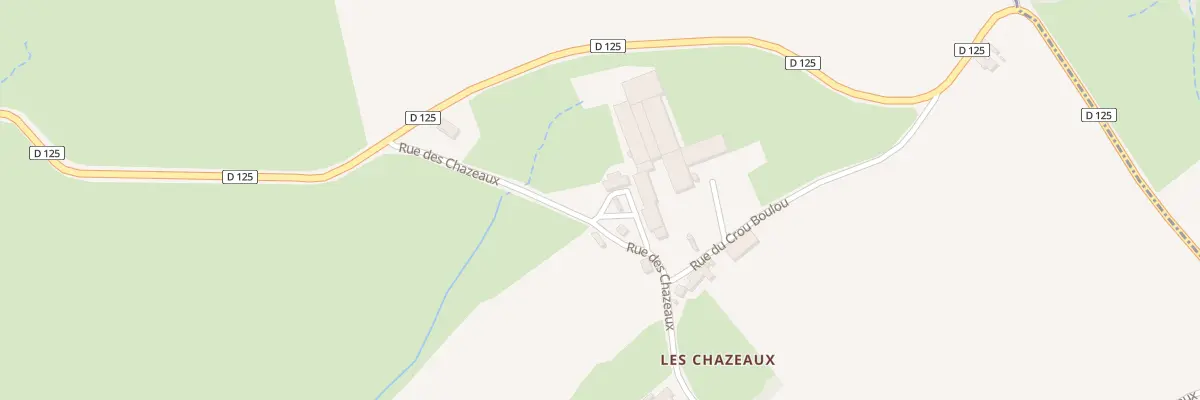 Plan du 175 Rue des Chazeaux à Saint-Julien-sur-Dheune