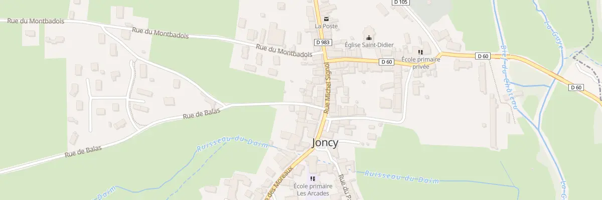 Plan du 1 Rue Michel Signol à Joncy