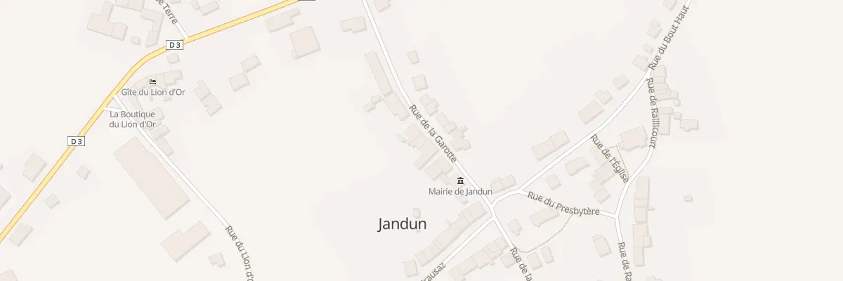 Plan du 9 Rue du Gue à Jandun
