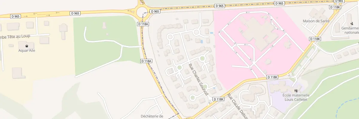 Plan du 25 Rue Charles Gounod à Châtillon-sur-Seine
