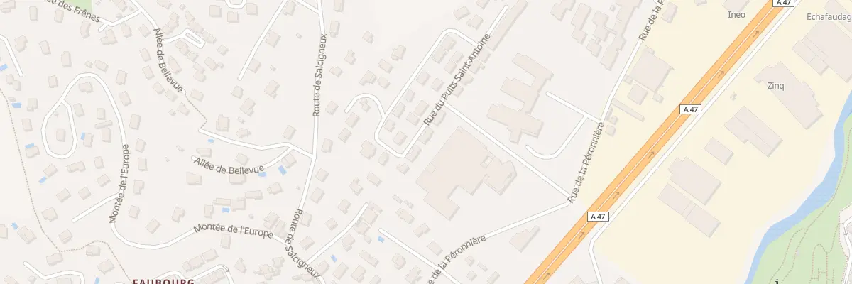 Plan du 8 Rue du Puits Saint Antoine à La Grand-Croix