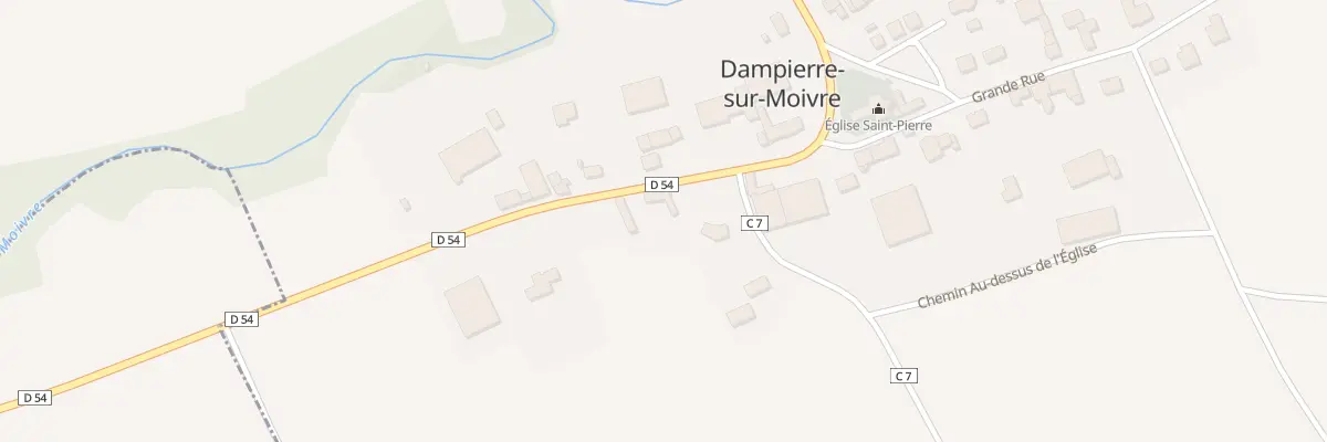 Plan du 13 Rue de la Marne à Dampierre-sur-Moivre