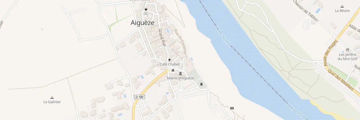 Plan du 4 Rue de la Fontaine à Aiguèze