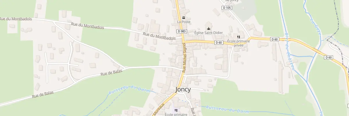 Plan du 9 Rue Michel Signol à Joncy
