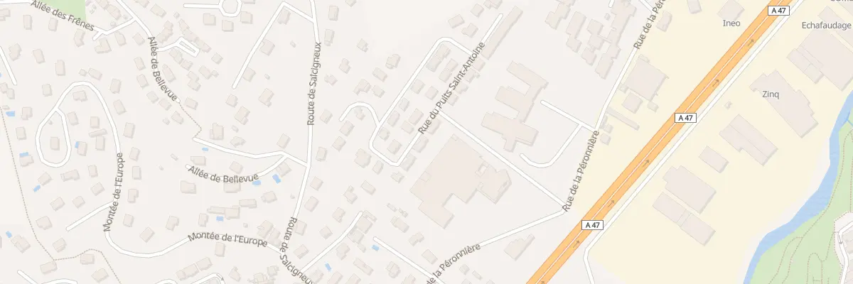 Plan du 10 Rue du Puits Saint Antoine à La Grand-Croix