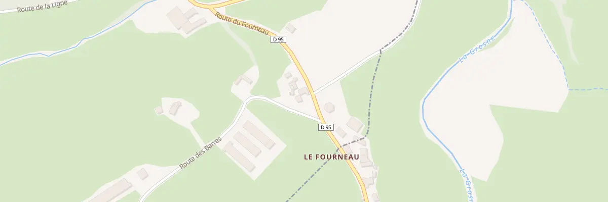 Plan du 232 Rte du Fourneau à Trambly