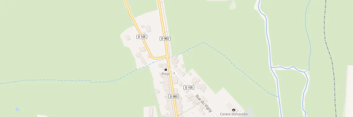 Plan du 1 Rue du Vigny à Joncy