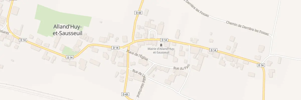 Plan du 6 Rue Charles Batteux à Alland’Huy-et-Sausseuil
