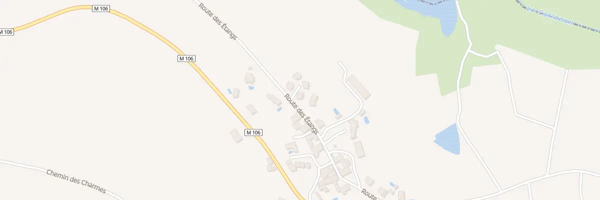 Plan du 372 Rte des Etangs à Cellieu
