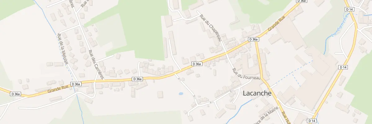 Plan du 28 Grande Rue à Lacanche