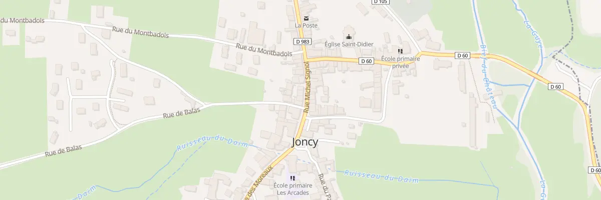 Plan du 3 Rue Michel Signol à Joncy
