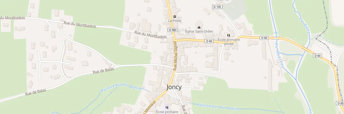 Plan du 7 Rue Michel Signol à Joncy