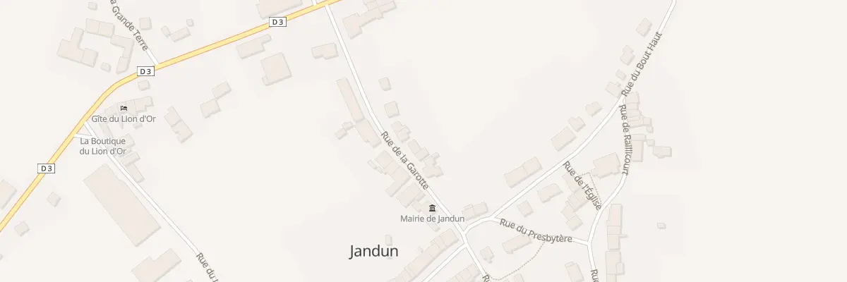 Plan du 6 Rue du Gue à Jandun