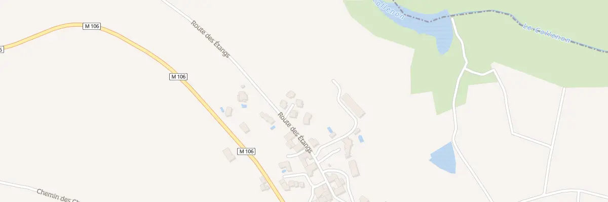 Plan du 374 Rte des Etangs à Cellieu