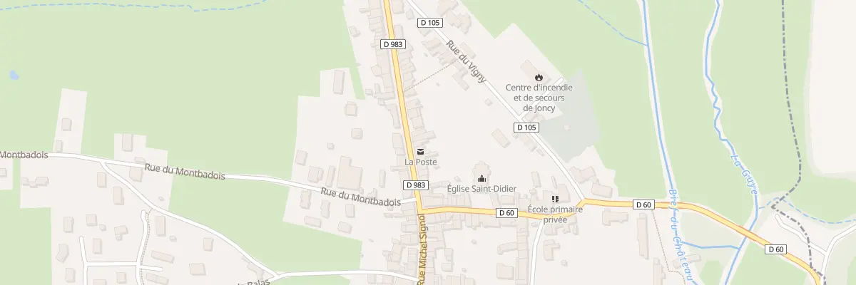 Plan du 16 Grande Rue à Joncy