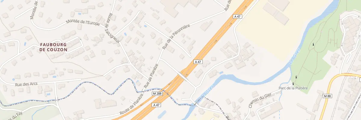 Plan du 1383 Rue de la Peronniere à La Grand-Croix