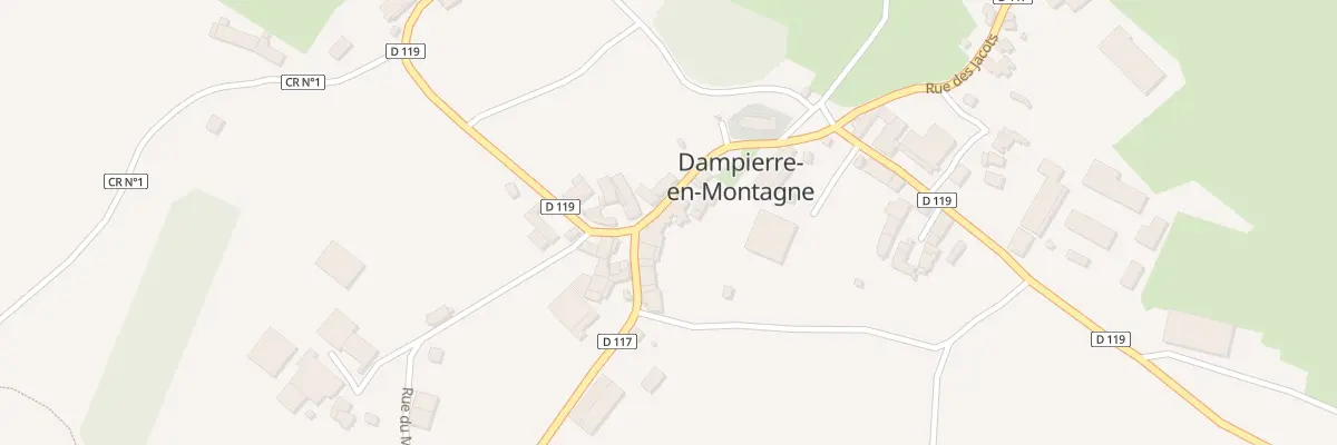 Plan du 5008 Le Village à Dampierre-en-Montagne