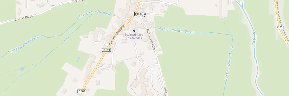 Plan du 6 Rue du Panetier à Joncy