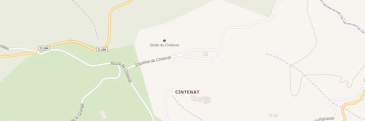 Plan du 160 Imp de Cintenat à Saint-Étienne-de-Serre