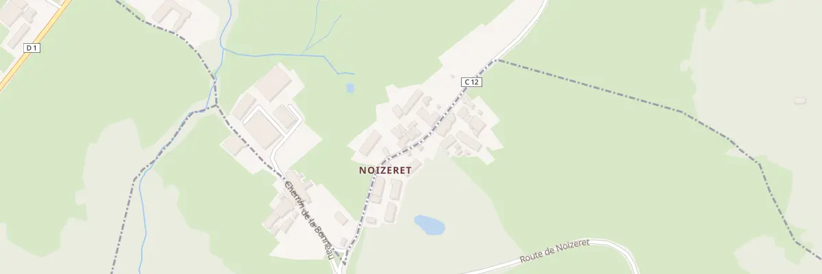 Plan du 11 Rte de Noizeret à Couches