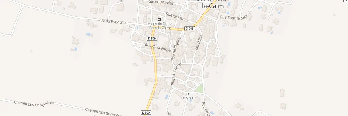Plan du 5050 Rue de l’Eglise à Saint-Pons-la-Calm