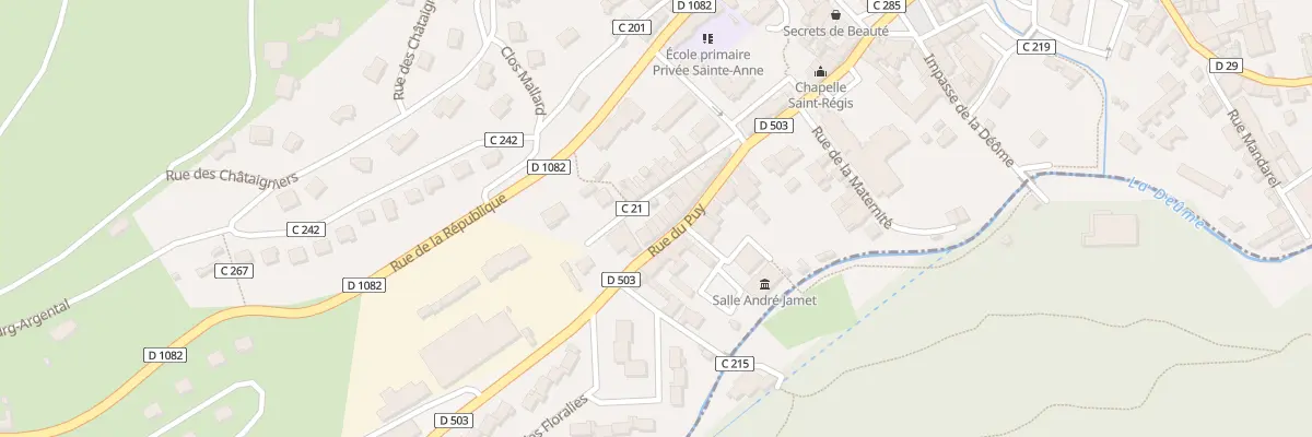 Plan du 24 Rue du Puy à Bourg-Argental