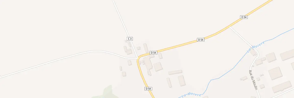 Plan du 3 Rte de St Jean à Dampierre-sur-Moivre