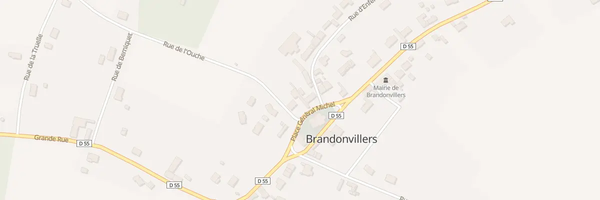 Plan du 7 Rue du Haut Montier à Brandonvillers