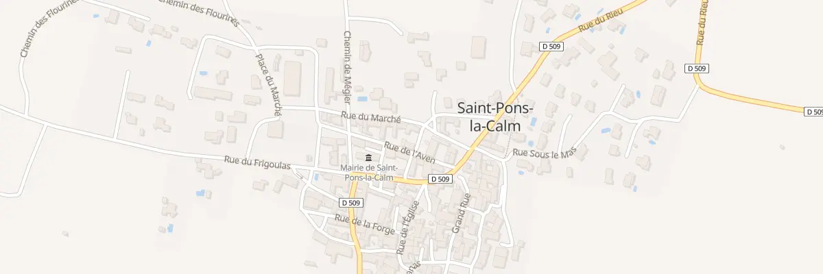 Plan du 8 Rue de l’Aven à Saint-Pons-la-Calm