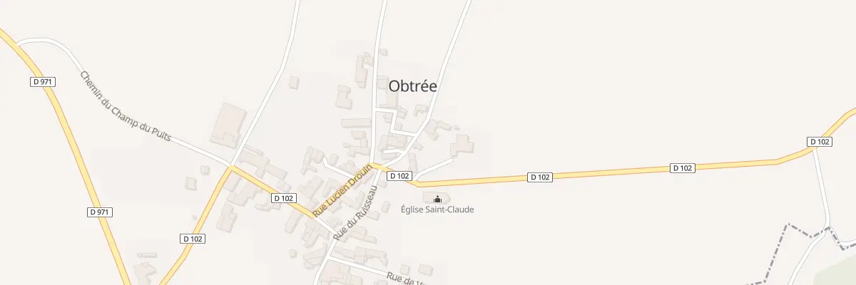 Plan du 4 Rue de Lyouse à Obtrée