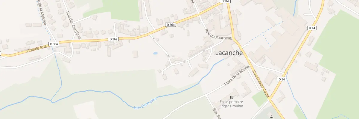 Plan du 20 Rue de la Fontaine à Lacanche