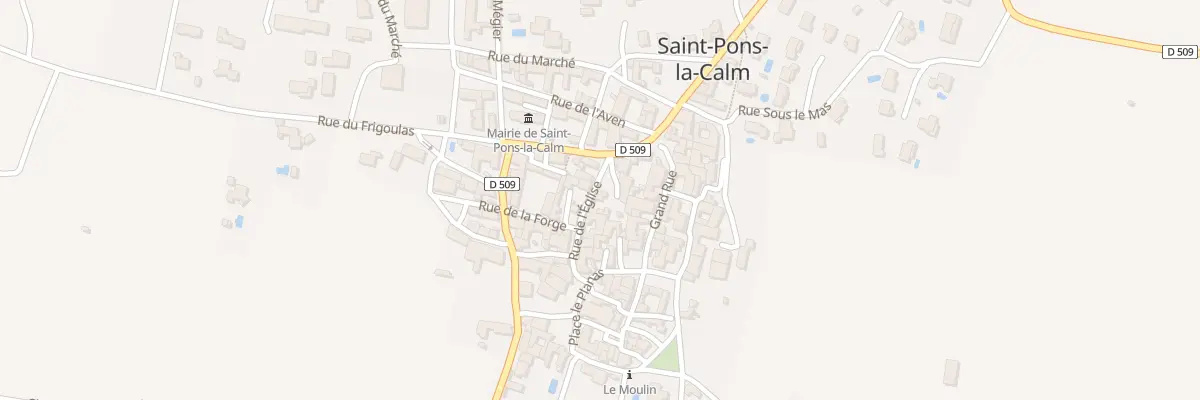 Plan du 5061 Rue de l’Eglise à Saint-Pons-la-Calm