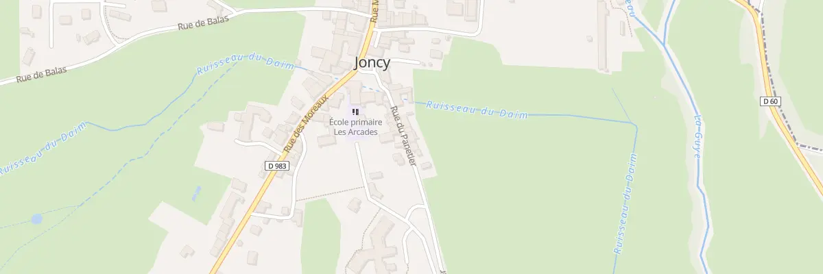 Plan du 7 Rue du Panetier à Joncy