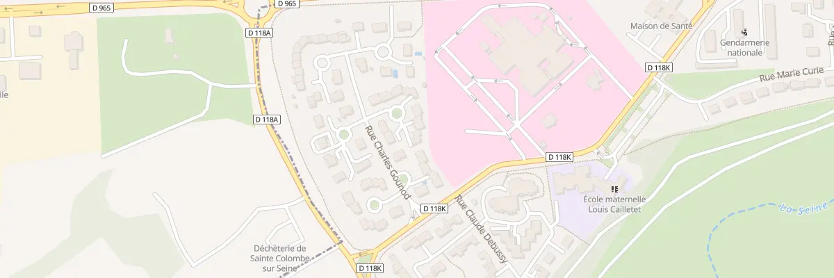 Plan du 16 Rue Charles Gounod à Châtillon-sur-Seine