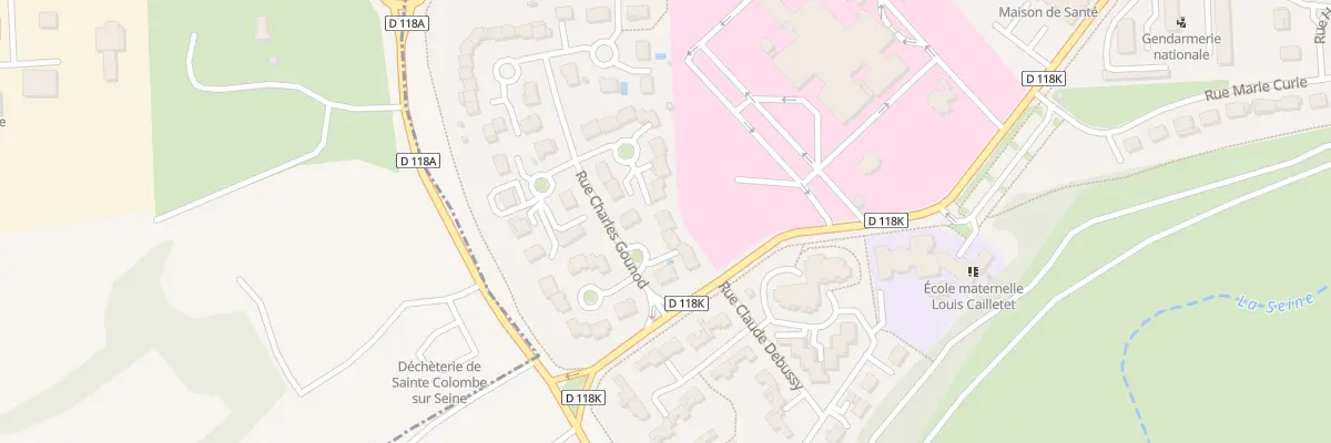 Plan du 8 Rue Charles Gounod à Châtillon-sur-Seine