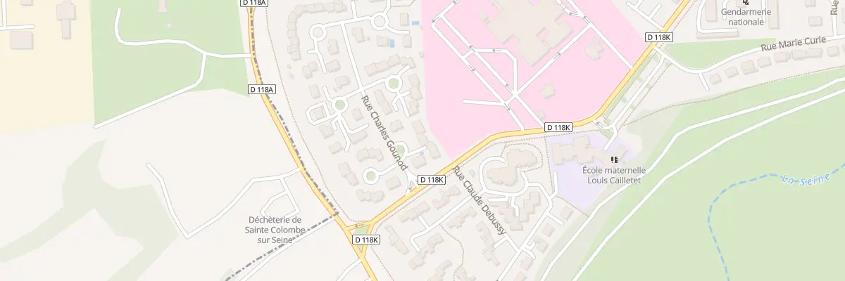 Plan du 6 Rue Charles Gounod à Châtillon-sur-Seine