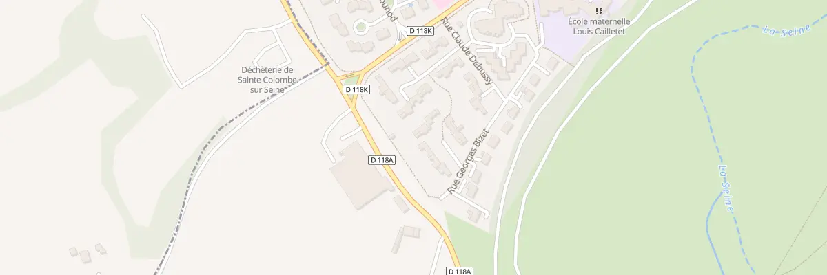 Plan du 7 Rue Georges Bizet à Châtillon-sur-Seine