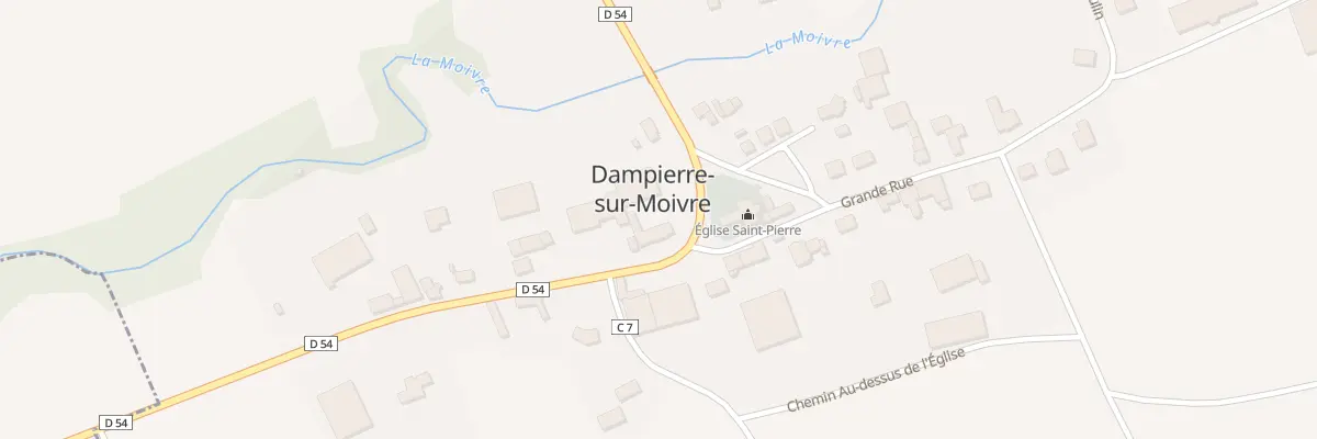 Plan du 2 Rue de la Marne à Dampierre-sur-Moivre